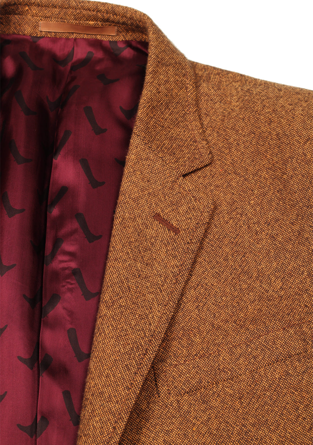 Gucci Brown Tweed Sport Coat Size 52 / 42R U.S. Wool Cotton