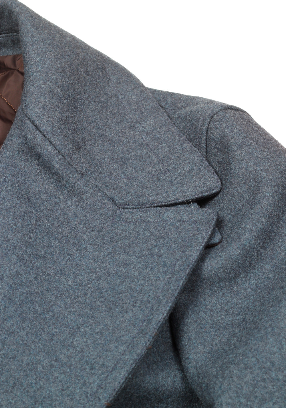 Gucci Blueish Gray Double Breasted Peacoat Size 54 / 44R U.S. In Wool