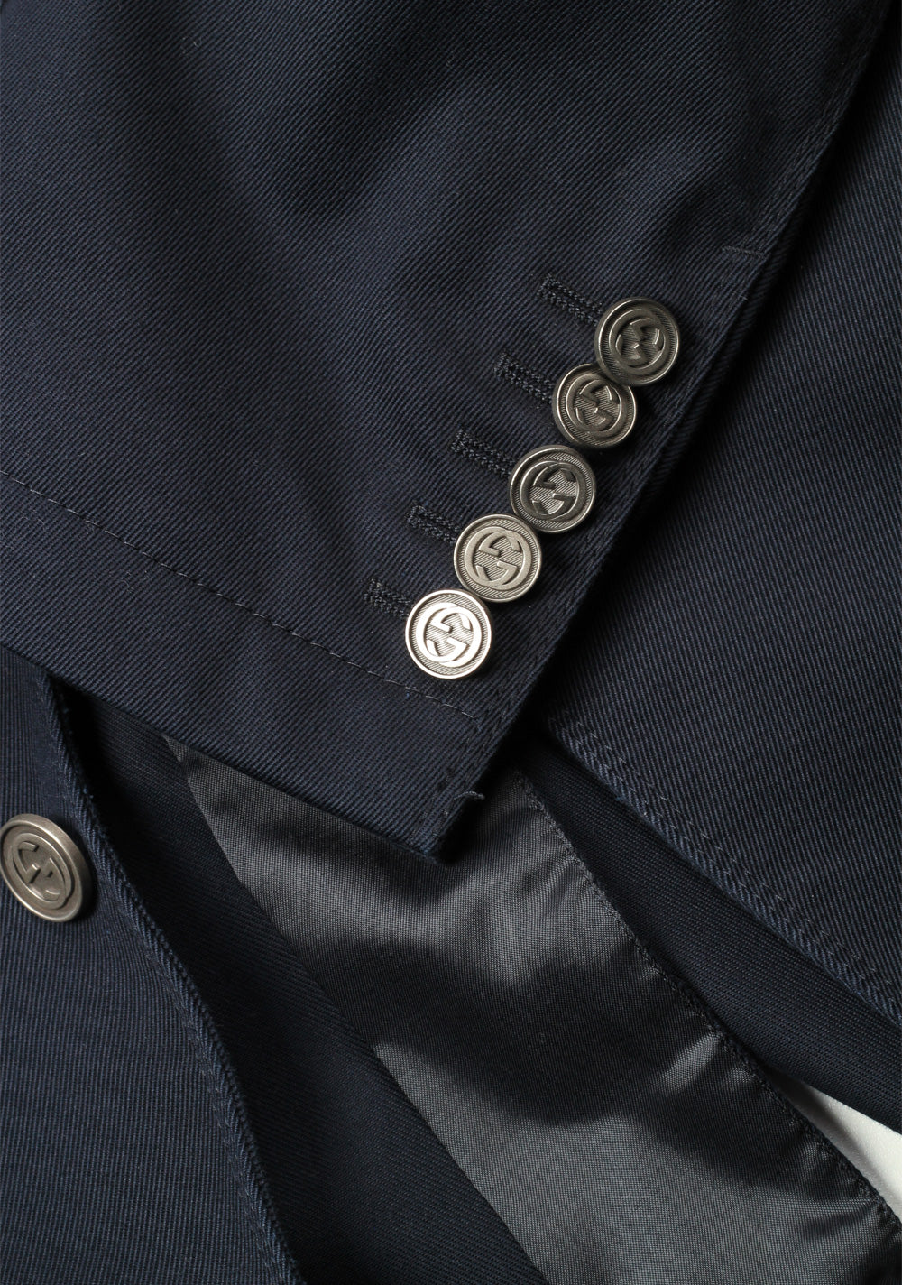 Gucci Blue Coat Size 52 / 42R U.S. In Cotton
