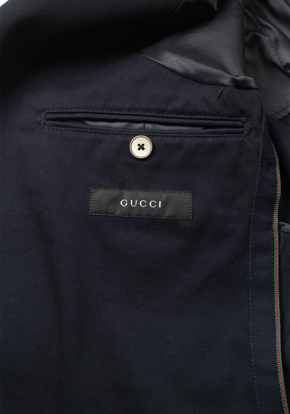 Gucci Blue Coat Size 52 / 42R U.S. In Cotton