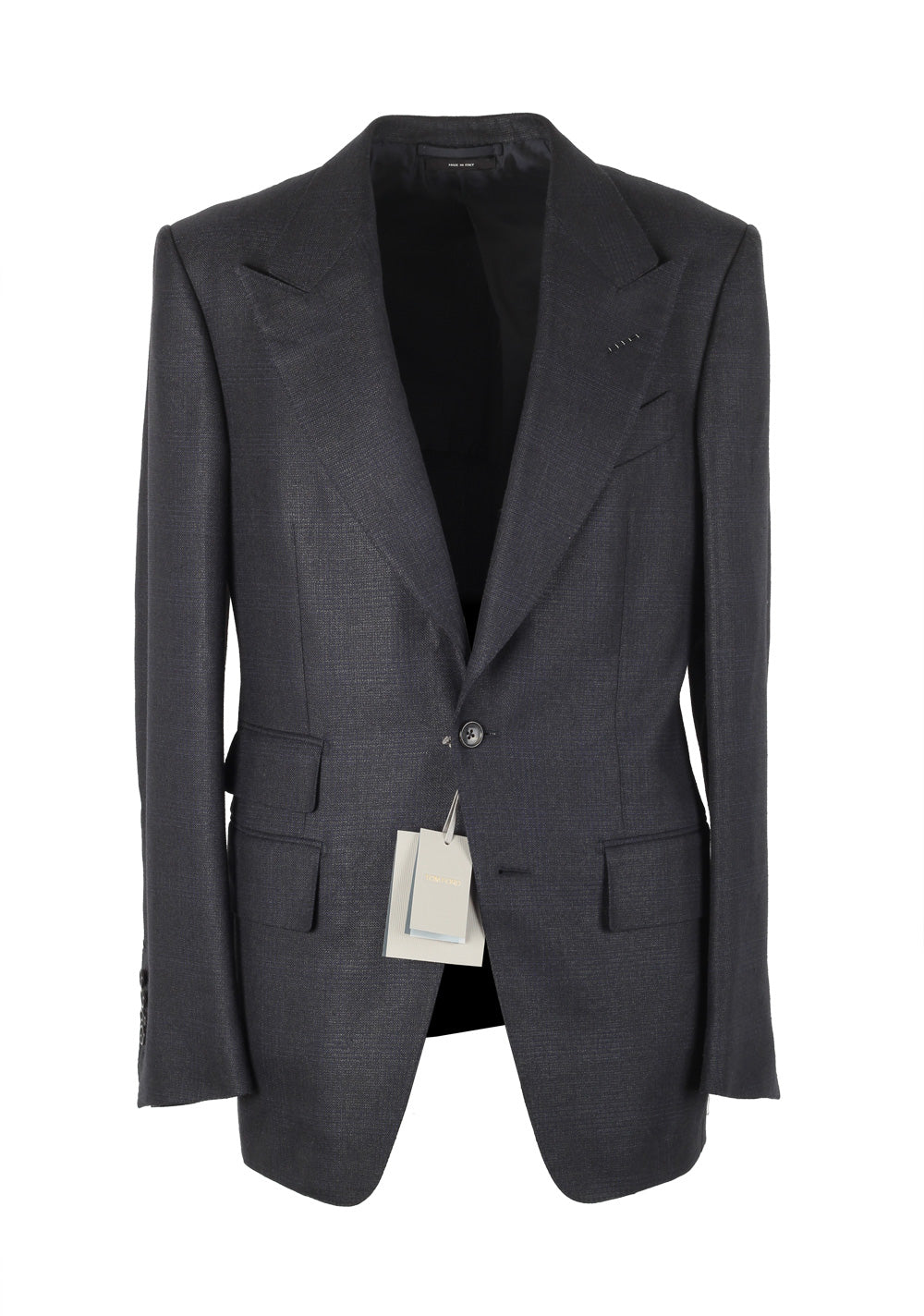 TOM FORD Shelton Checked Blue Sport Coat Size 46 / 36R