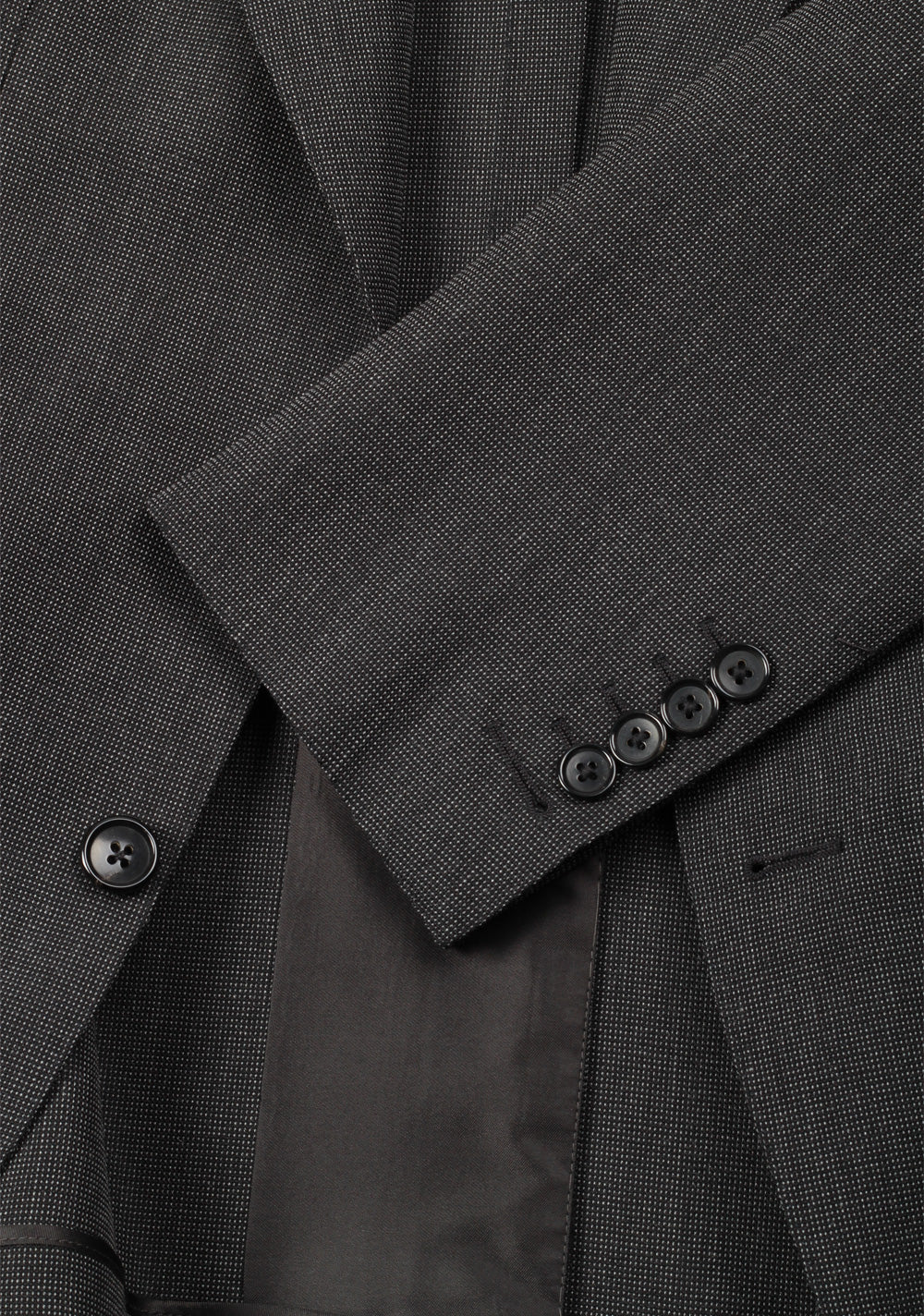 TOM FORD Shelton Checked Gray Sport Coat Size 46 / 36R In Mohair Wool