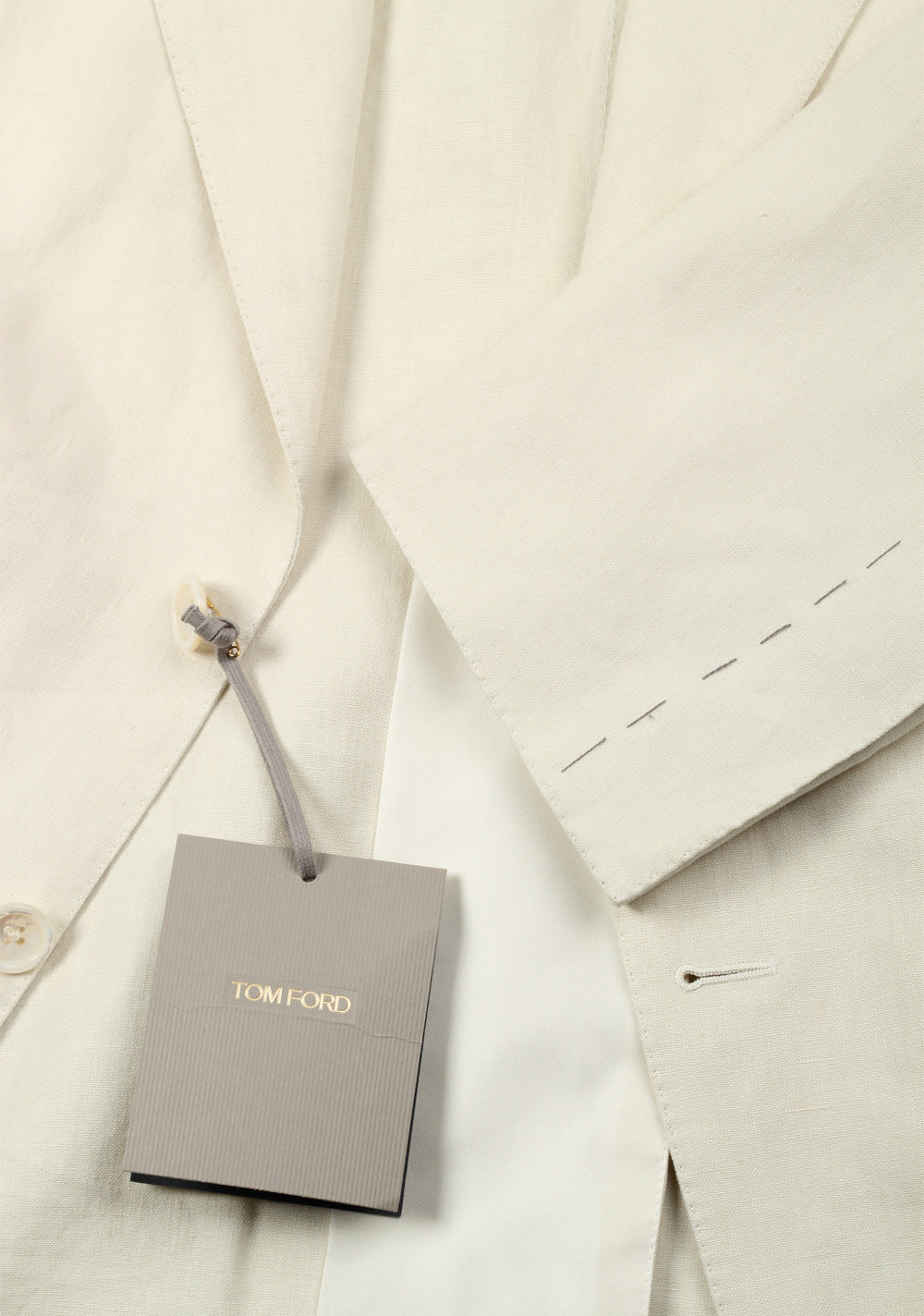 TOM FORD Shelton Off White Sport Coat Size 50 / 40R U.S. Linen