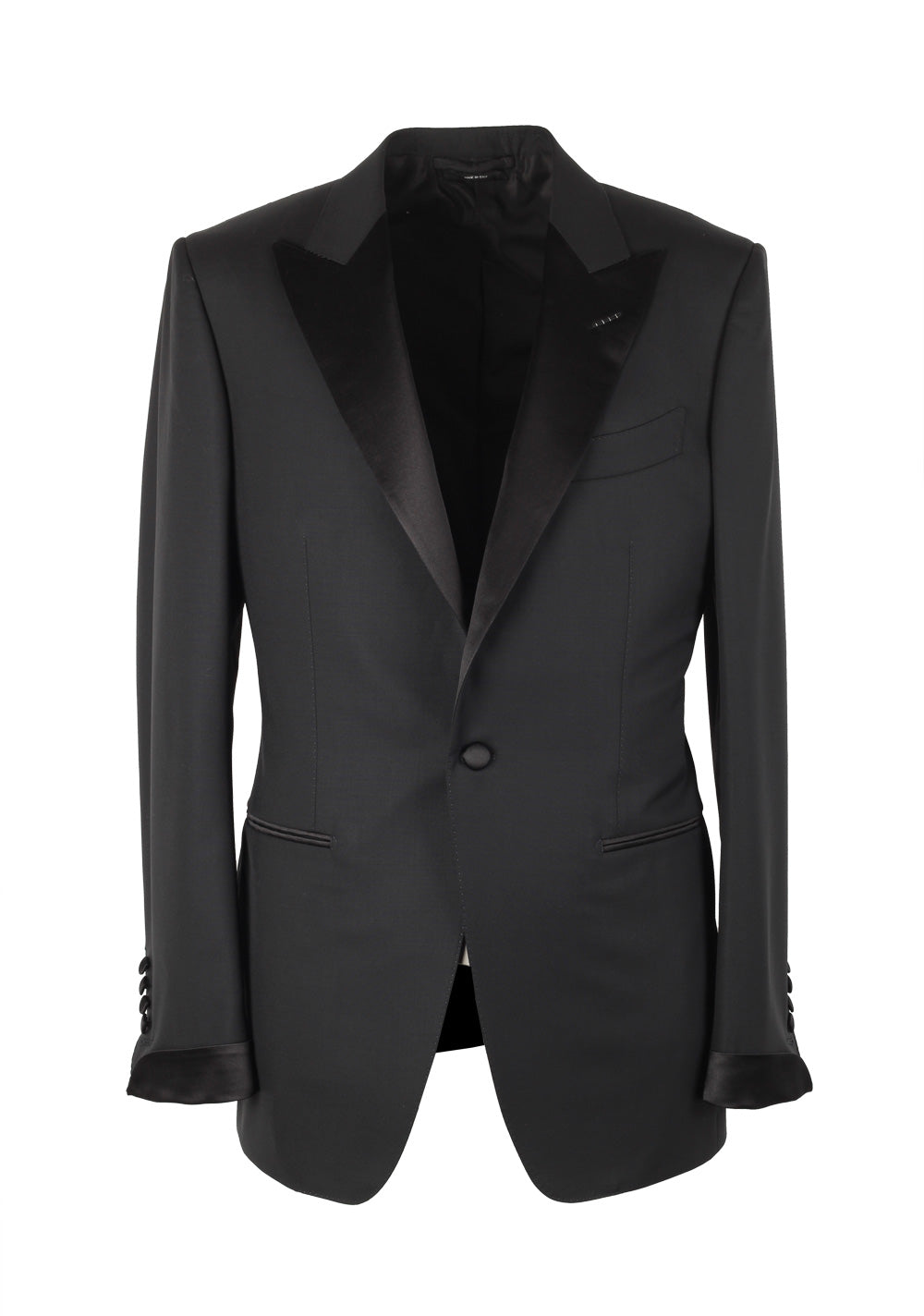 TOM FORD O'Connor Black Tuxedo Suit Smoking Size 48 / 38R U.S. Fit Y