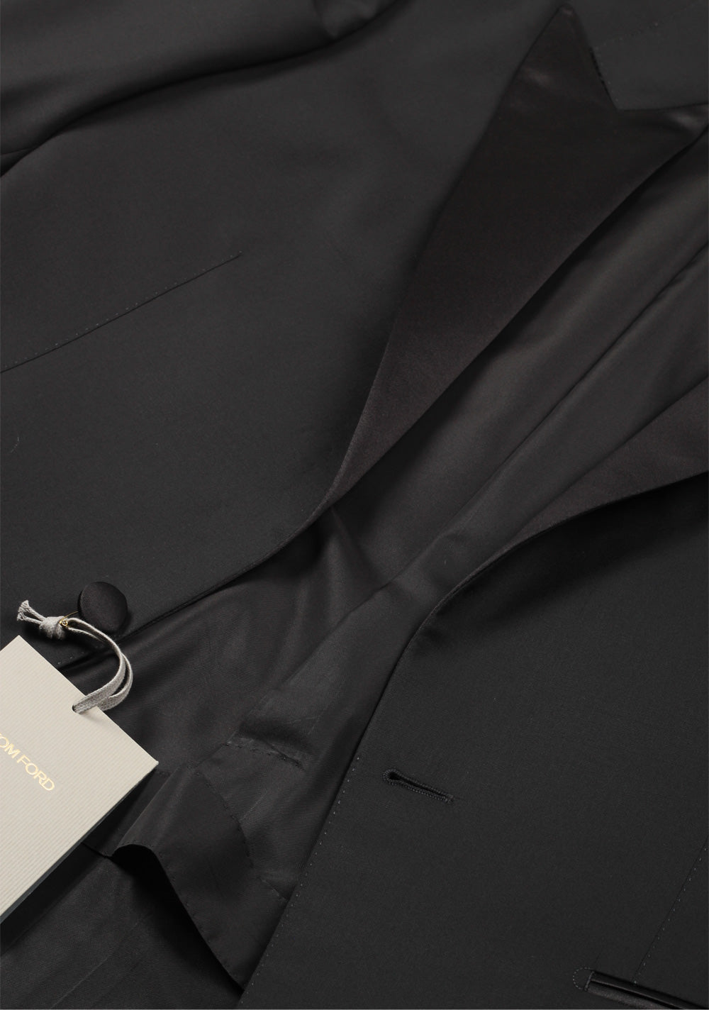 TOM FORD O'Connor Black Tuxedo Suit Smoking Size 48 / 38R U.S. Fit Y
