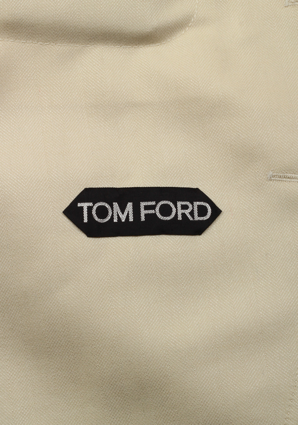 TOM FORD O'Connor Beige Sport Coat Size 50 / 40R U.S. Mohair Silk Wool Fit Y