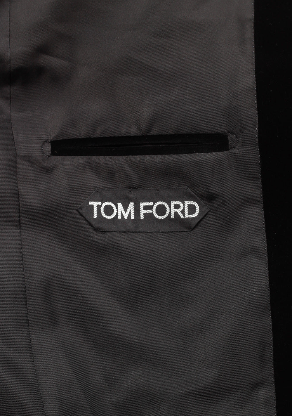 TOM FORD Shelton Black Sport Coat Velvet Tuxedo Dinner Jacket Size 50 / 40R U.S. Cotton