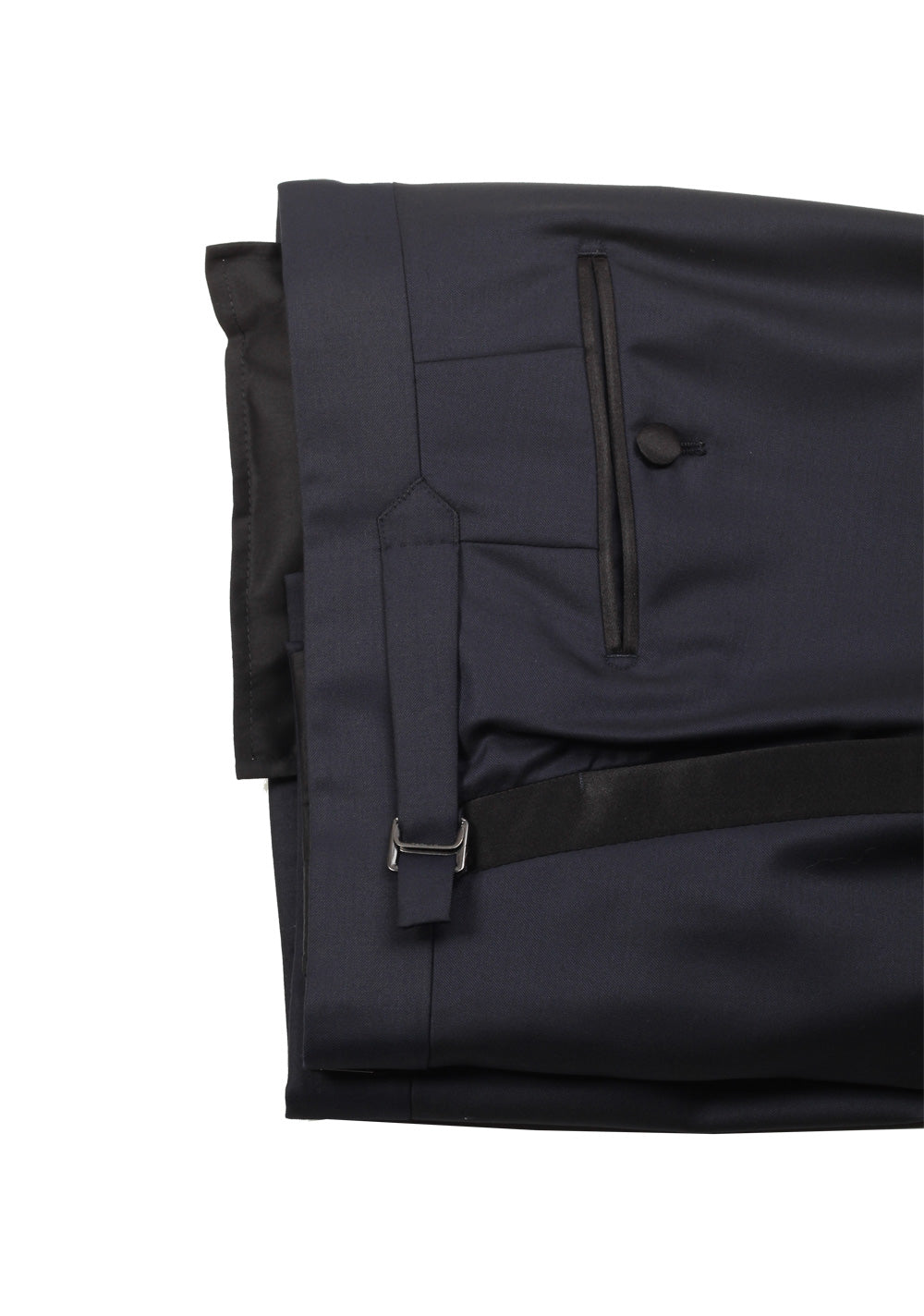 TOM FORD O'Connor Midnight Blue Shawl Collar Tuxedo Smoking Suit Size 46 / 36R U.S. Fit Y
