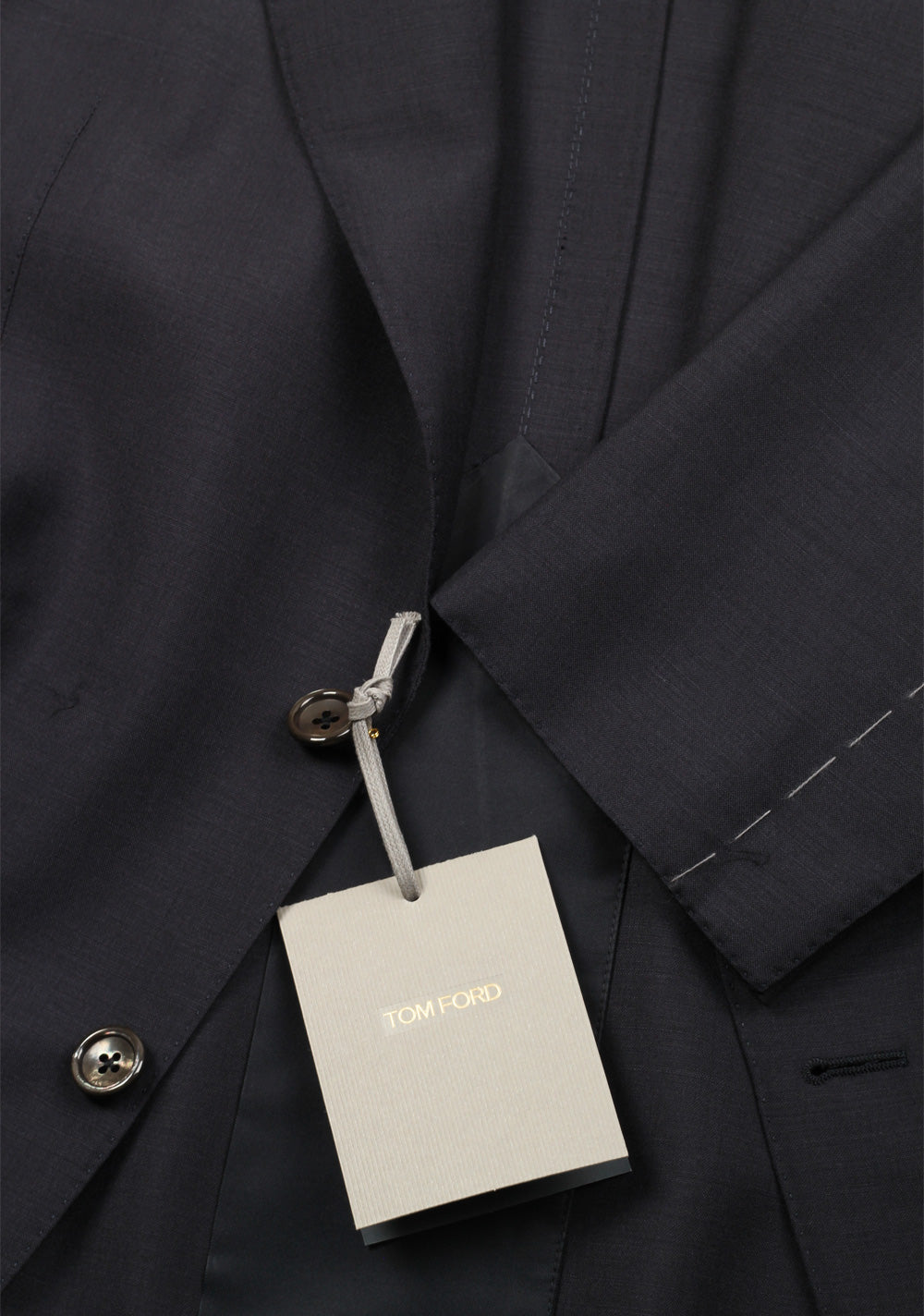 TOM FORD Shelton Blue Suit Size 50 / 40R U.S. In Mohair Wool