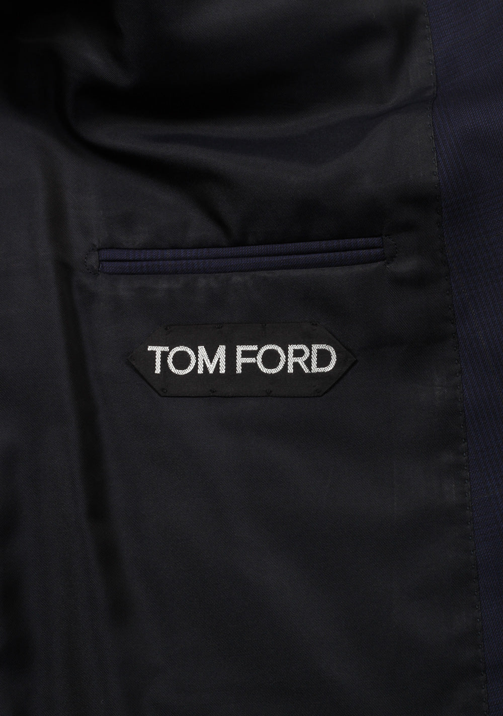 TOM FORD O'Connor Blue Checked 3 Piece Suit Size 56L / 46L U.S. Wool Fit Y