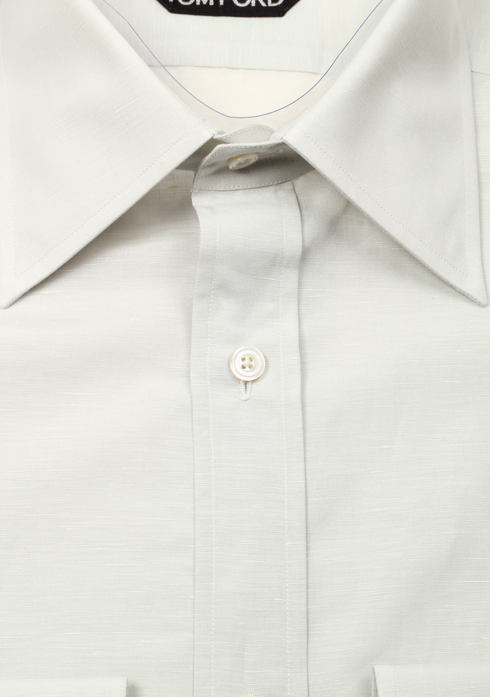 TOM FORD Solid Gray Shirt Size 40 / 15,75 U.S.