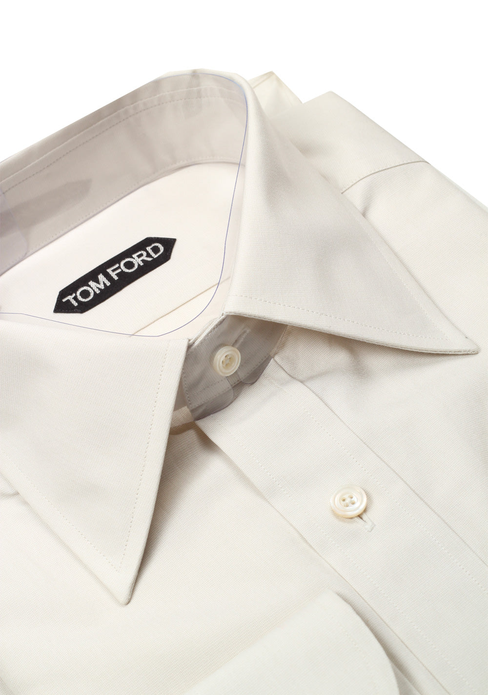 TOM FORD Solid Gray Shirt Size 40 / 15,75 U.S.