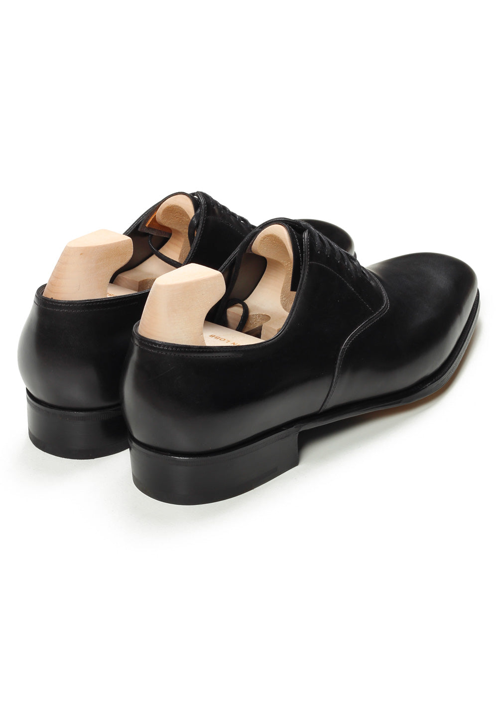 John Lobb Seaton Black Oxford Shoes Size 7 UK / 8 U.S. On 7000 Last