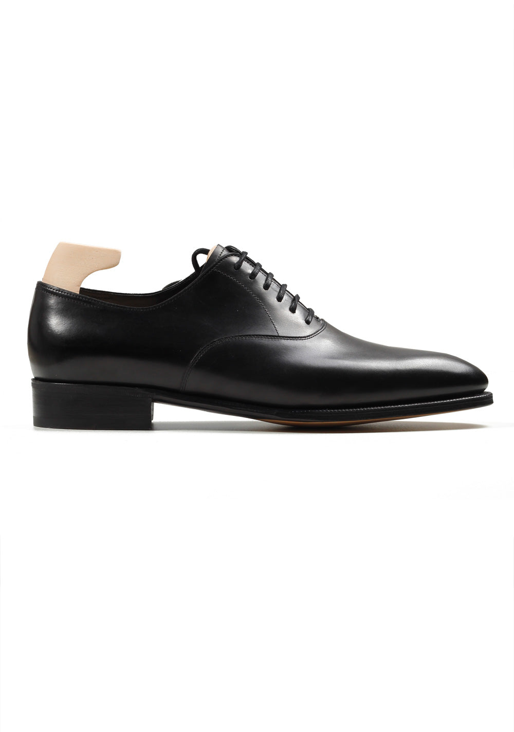 John Lobb Seaton Black Oxford Shoes Size 7 UK / 8 U.S. On 7000 Last