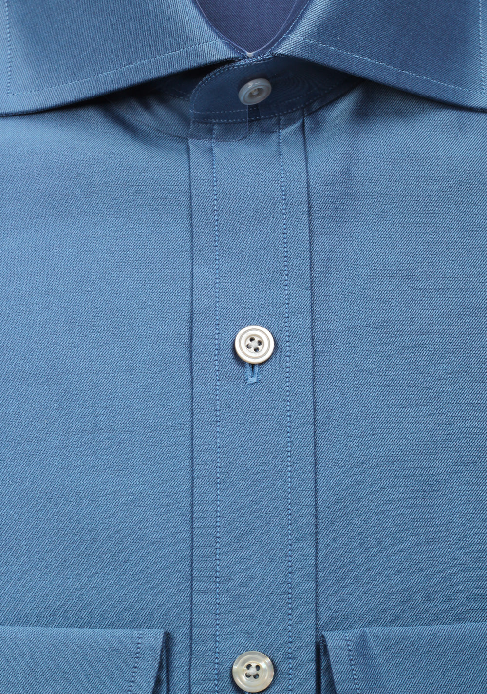 TOM FORD Solid Blue Dress Shirt Size 40 / 15,75 U.S.