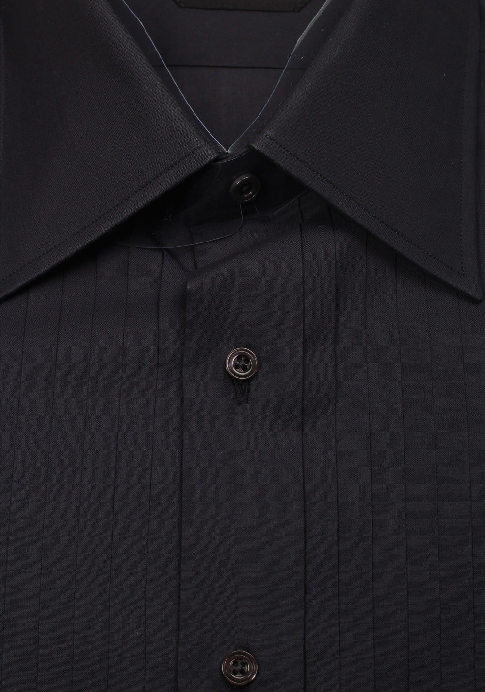 TOM FORD Solid Black Tuxedo Shirt Size 40 / 15,75 U.S.