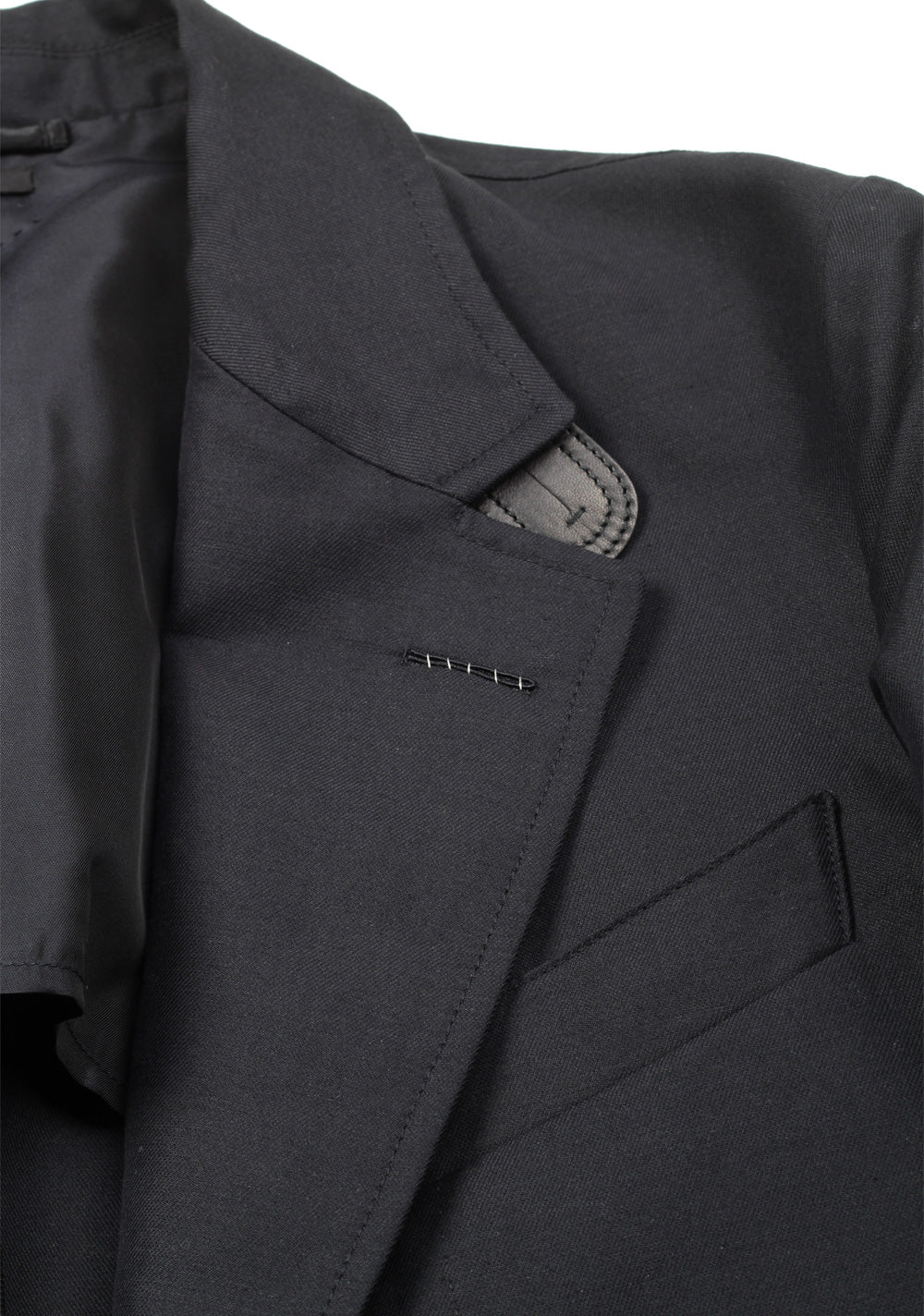TOM FORD Black Blouson Jacket Coat Size 56 / 46R U.S. Outerwear