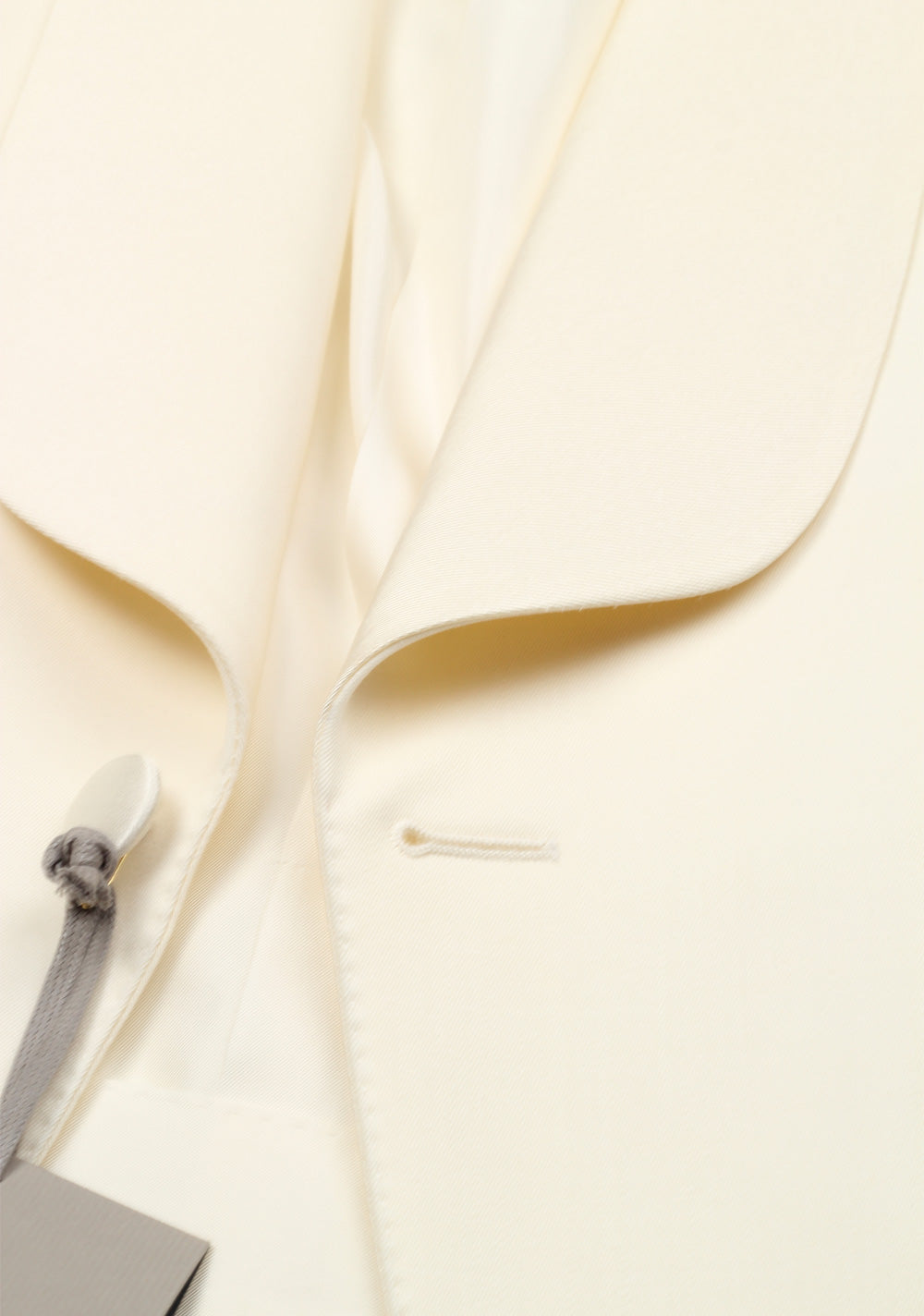 TOM FORD O'Connor Shawl Collar Ivory Sport Coat Tuxedo Dinner Jacket Size 48 / 38R U.S. Fit Y