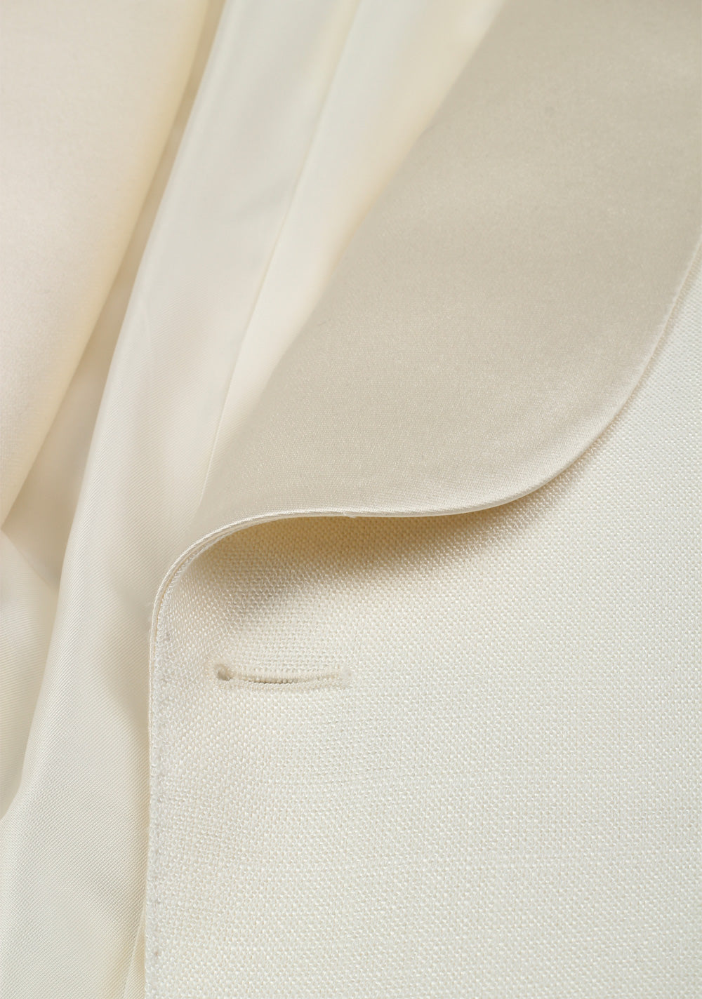 TOM FORD O'Connor Shawl Collar Ivory Sport Coat Tuxedo Dinner Jacket Size 50 / 40R U.S. Fit Y