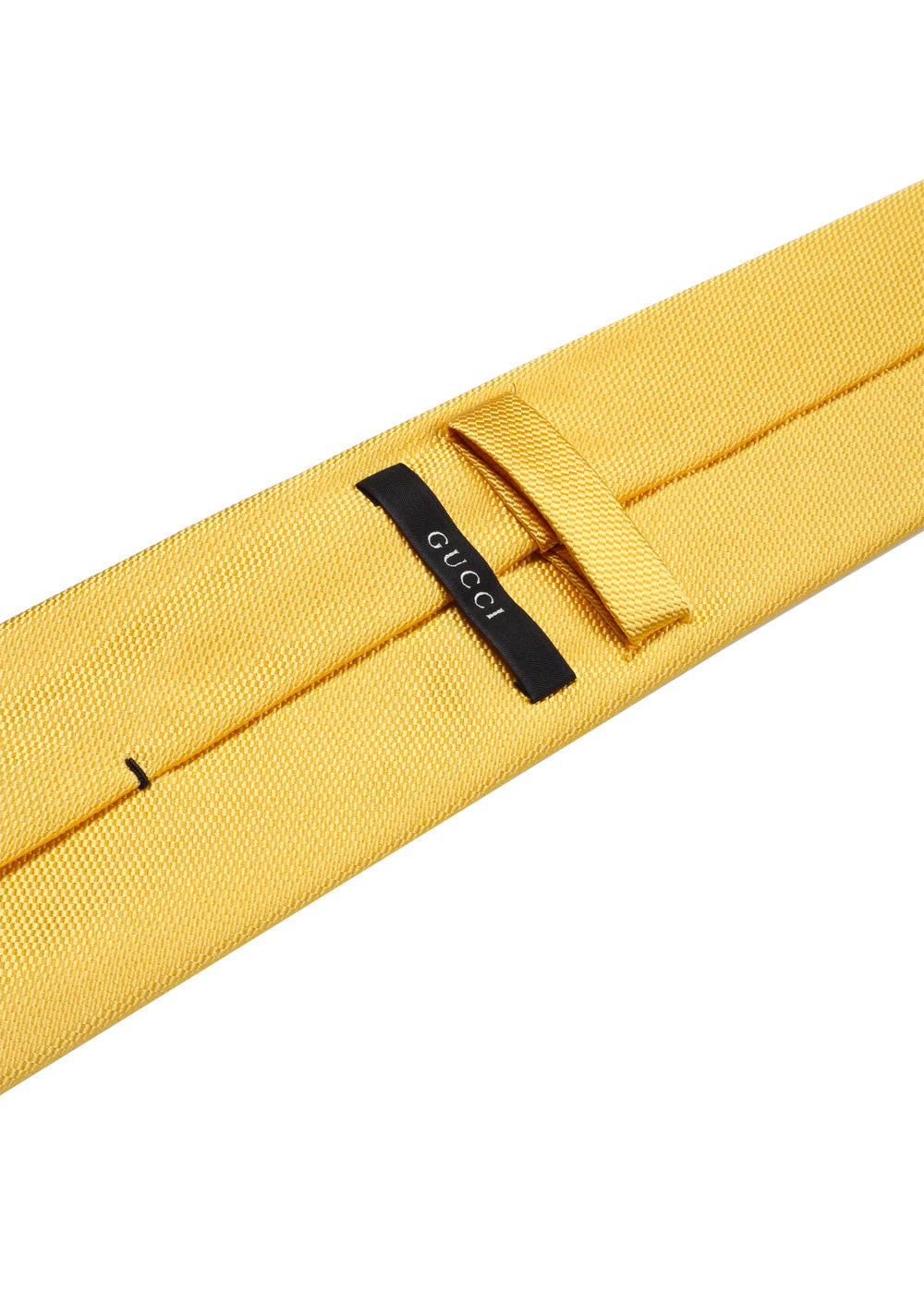 Gucci Yellow Patterned Tie