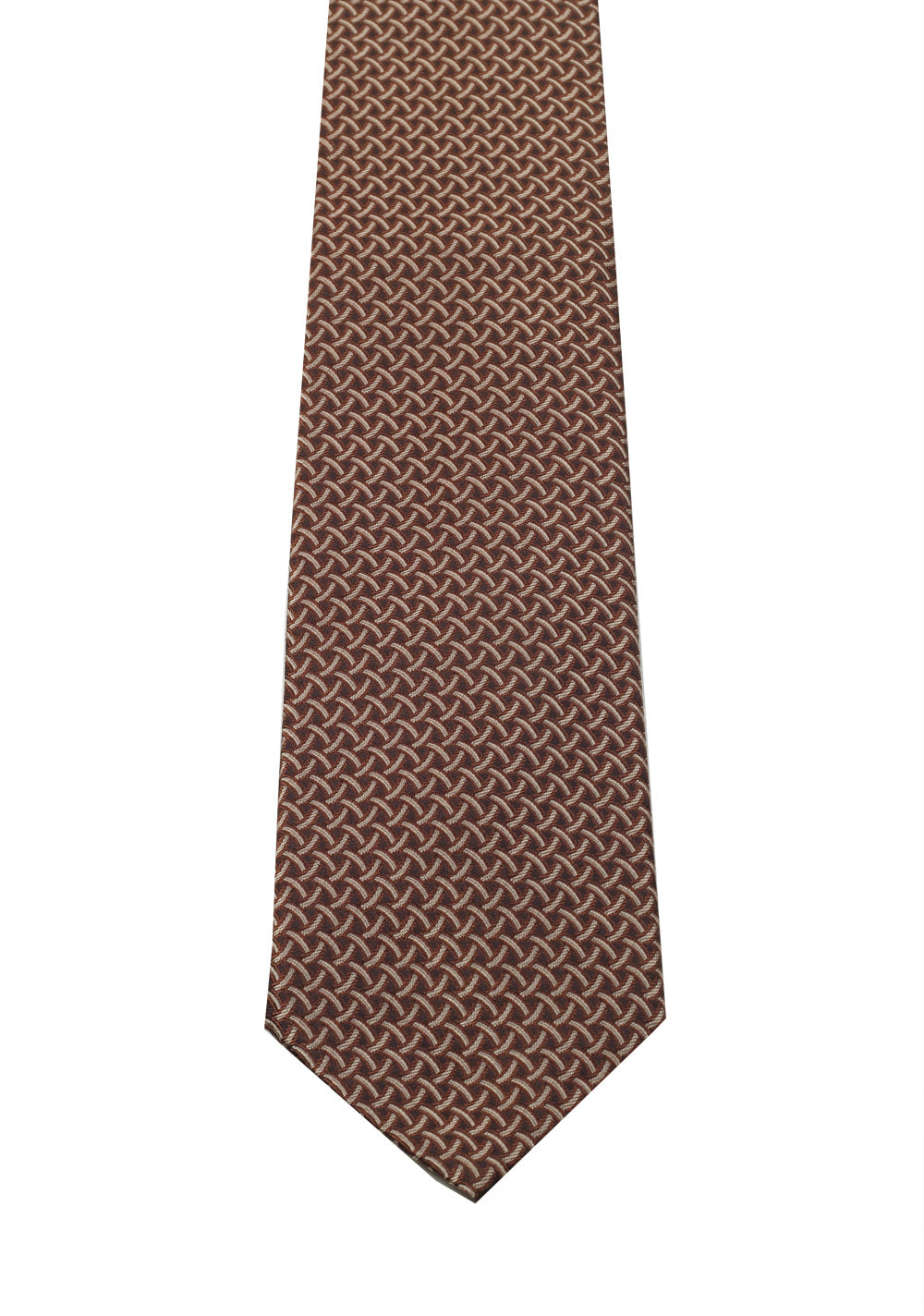 Gucci Brown Patterned Tie