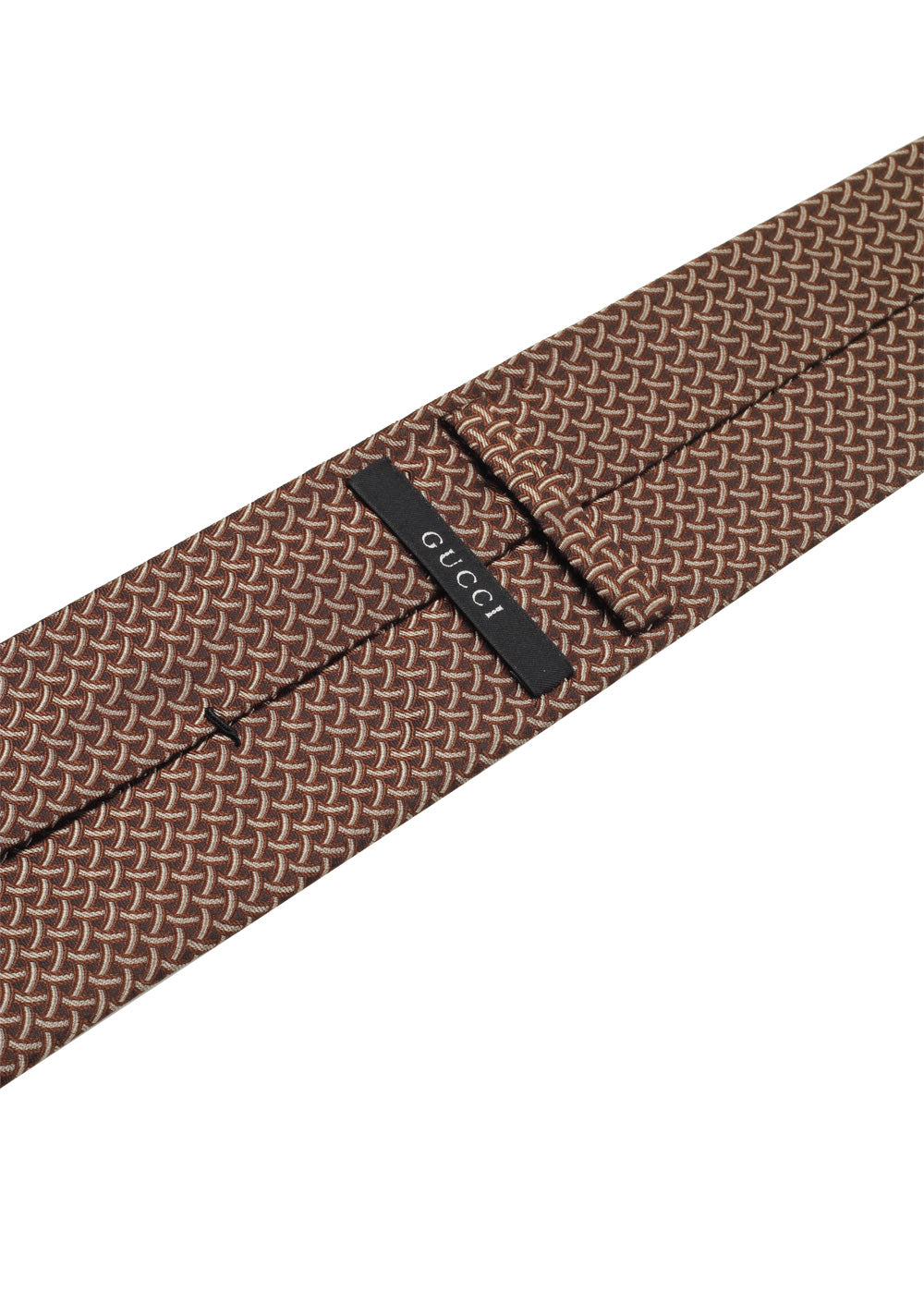 Gucci Brown Patterned Tie