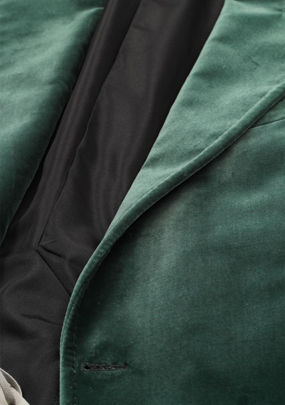 TOM FORD Shelton Velvet Green Sport Coat Size 54 / 44R Cotton