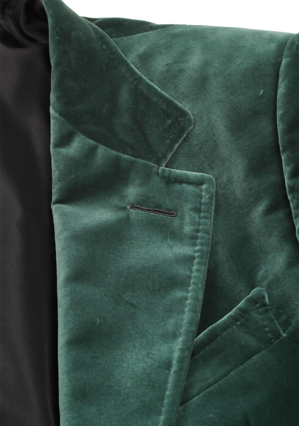 TOM FORD Shelton Velvet Green Sport Coat Size 54 / 44R Cotton