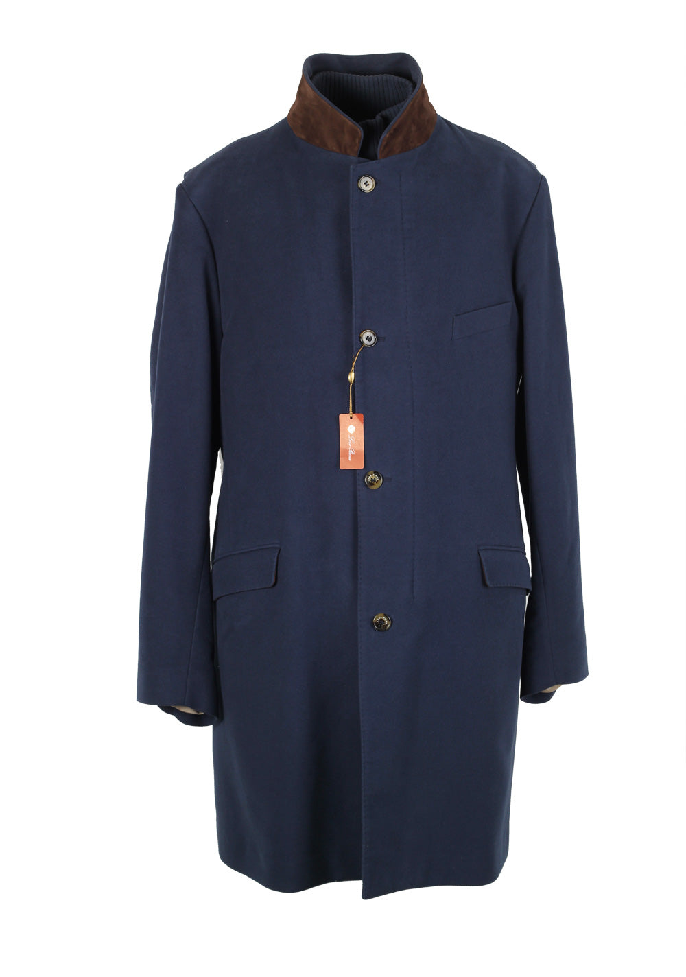 Loro Piana Blue Storm System Coat Size 56 / 46 U.S. Outerwear
