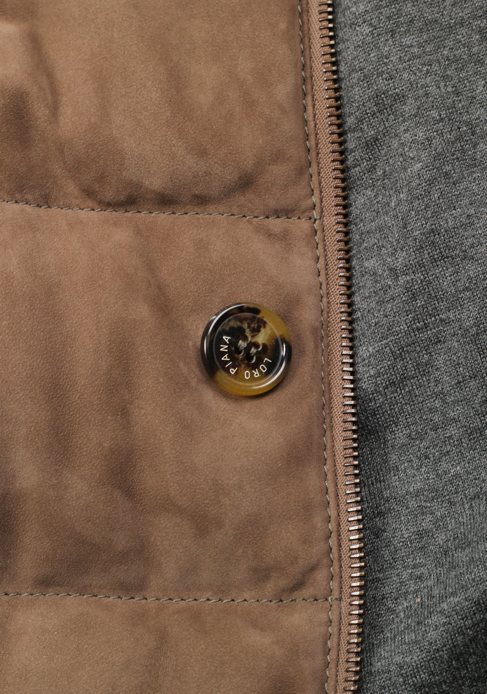 Loro Piana Suede Cashmere Bomber Jack Coat Size L Large Outerwear