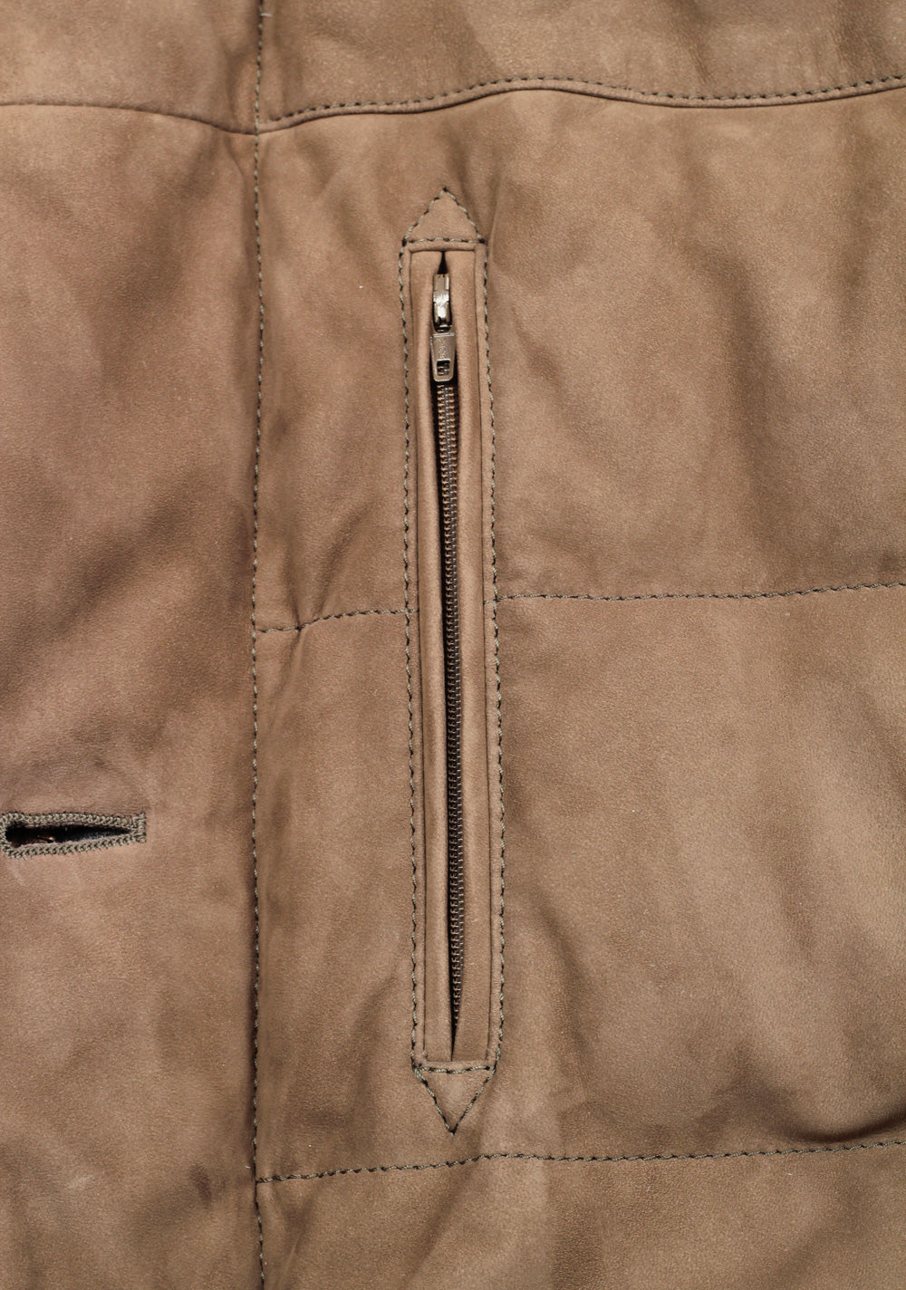 Loro Piana Suede Cashmere Bomber Jack Coat Size L Large Outerwear