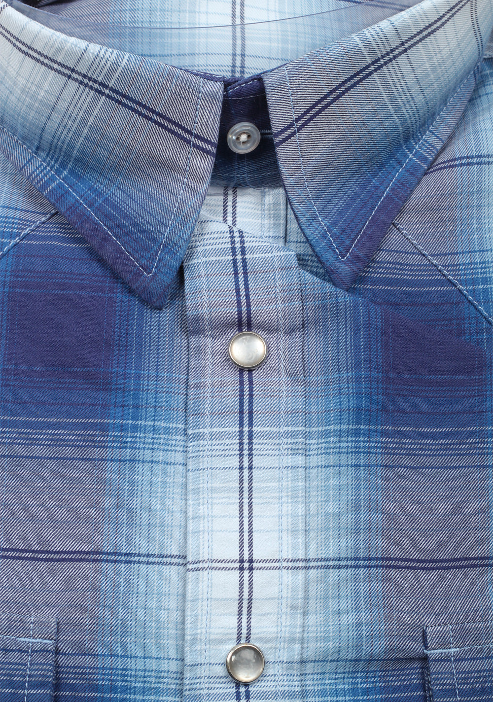 TOM FORD Checked Blue Casual Shirt Size 42 / 16,5 U.S.