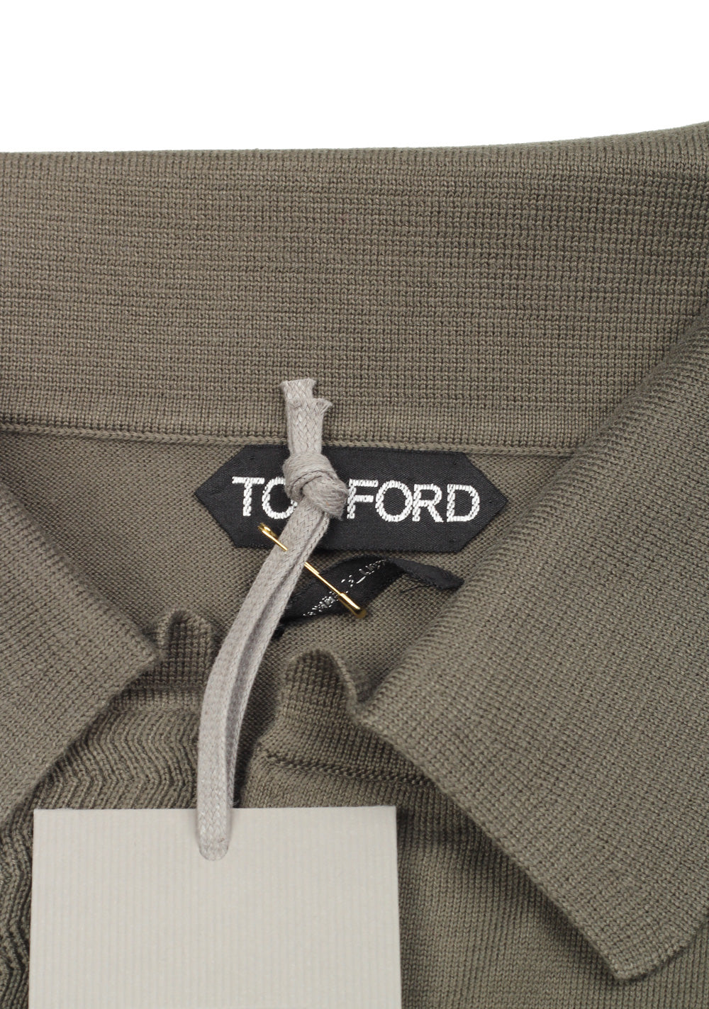 TOM FORD Green Short Sleeve Polo Shirt Size 54 / 44R U.S.