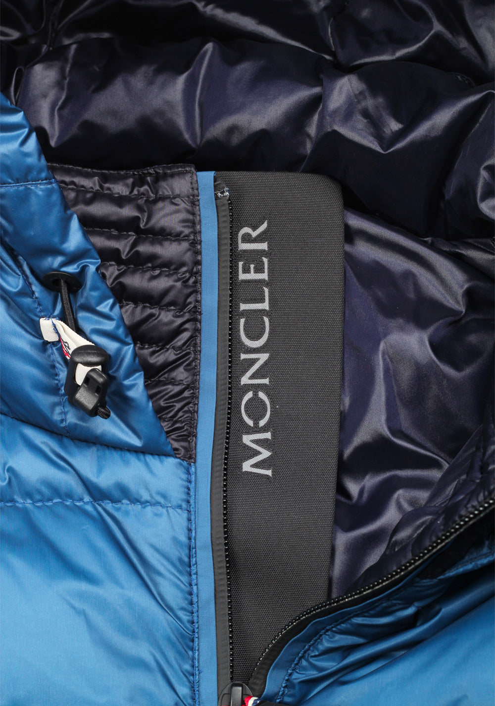Moncler Blue Grenoble Quilted Down Jacket Coat Size 4 / L / 52 / 42 U.S.