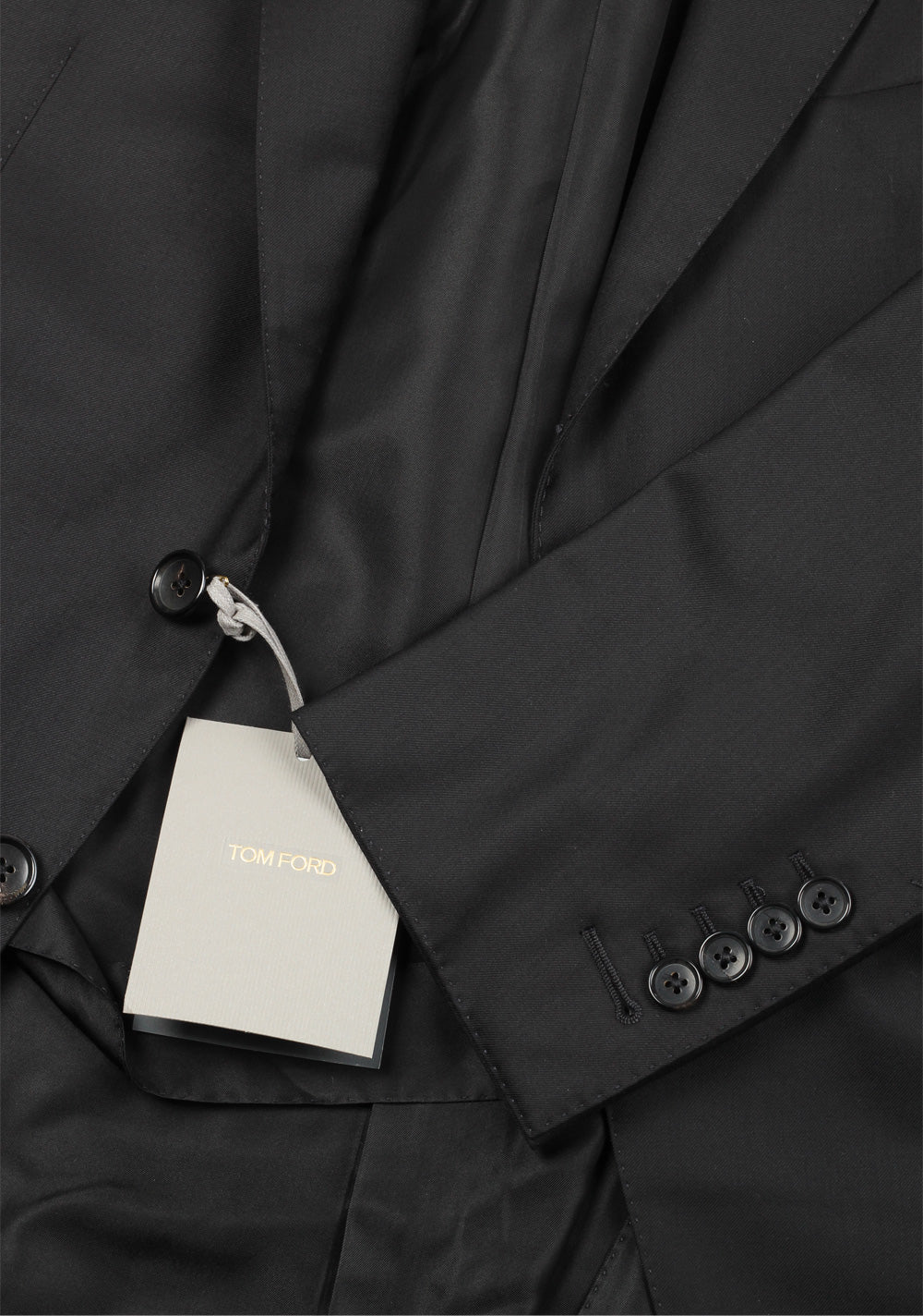 TOM FORD O’Connor Black Suit Size 46C / 36S U.S. Wool Fit Y
