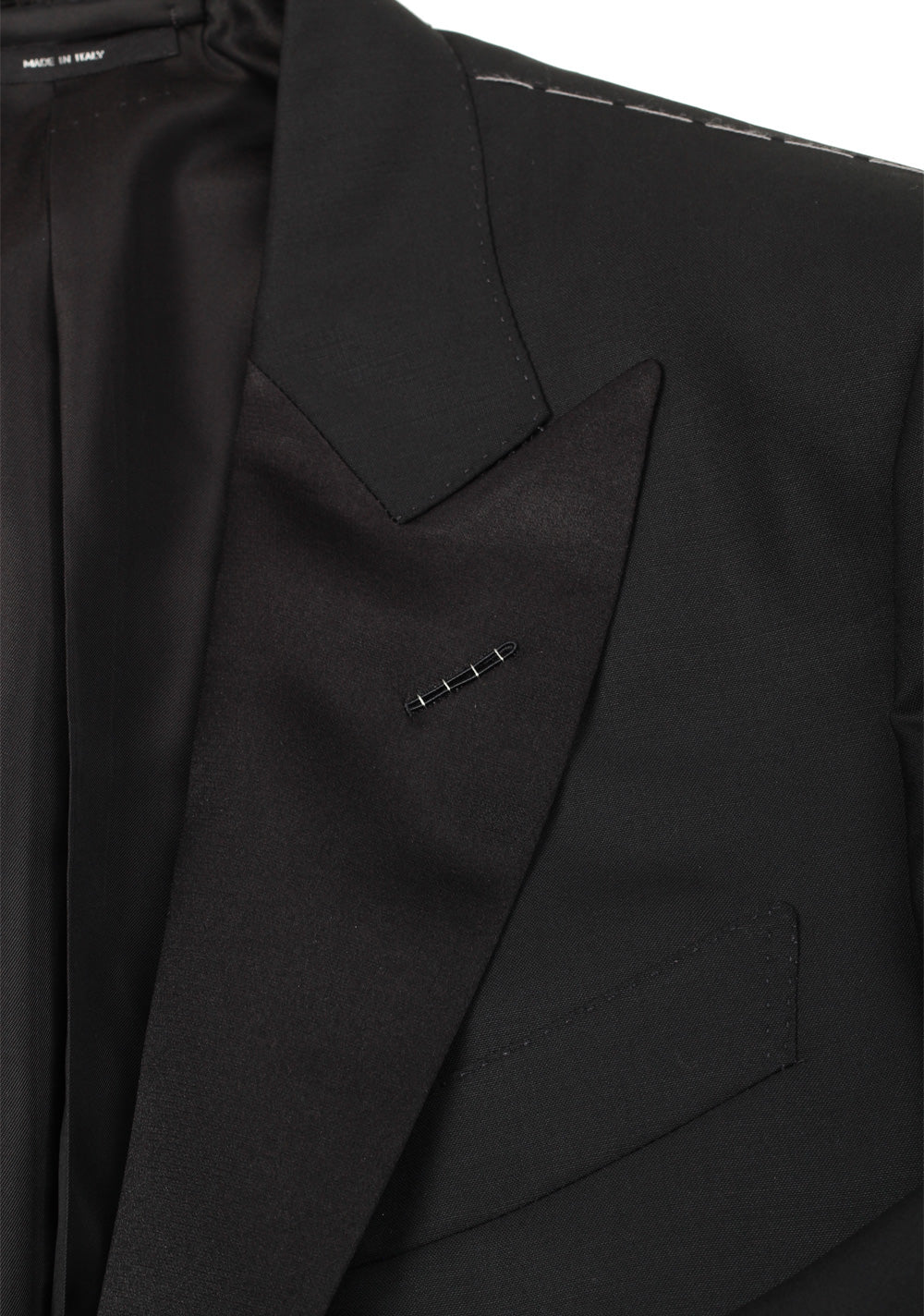 TOM FORD O'Connor Black Tuxedo Smoking Suit Size 52C / 42S U.S. Fit Y