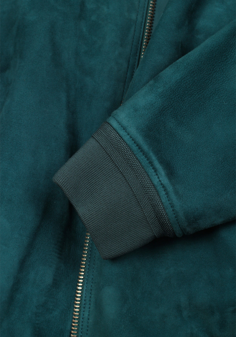 TOM FORD Green Suede Zipper Bomber Jack Size 48 / 38R U.S.