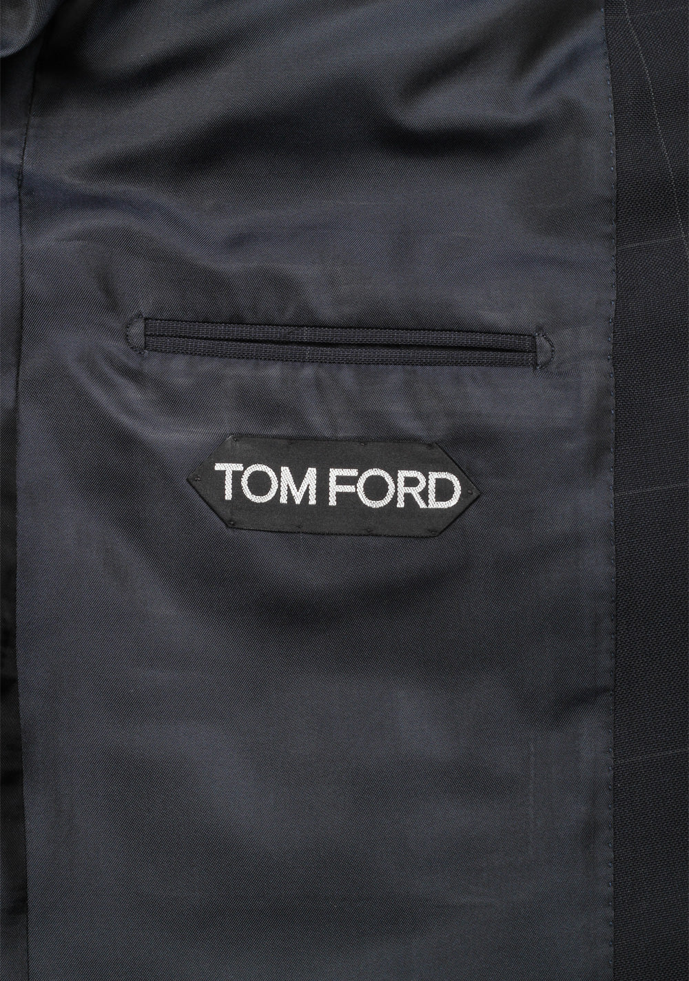 TOM FORD O'Connor Checked Blue Suit Size 52 / 42R U.S. Wool Mohair Fit Y