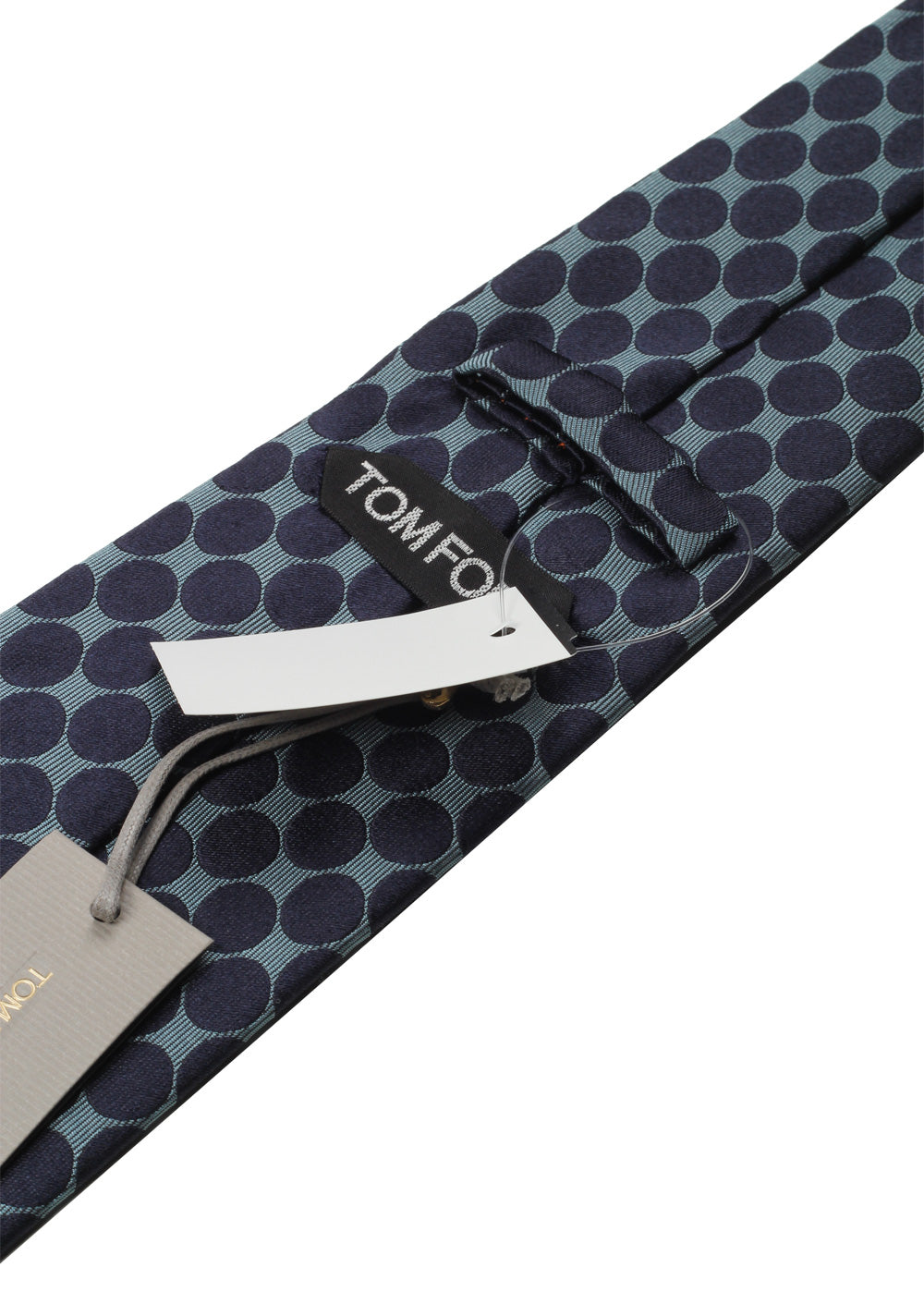 TOM FORD Patterned Blue Tie In Silk