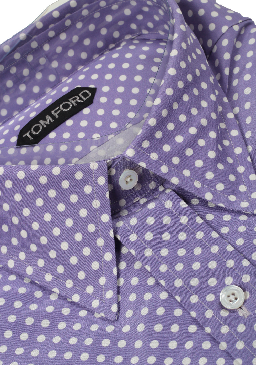 TOM FORD Patterned Lilac Dress Shirt Size 42 / 16,5 U.S.