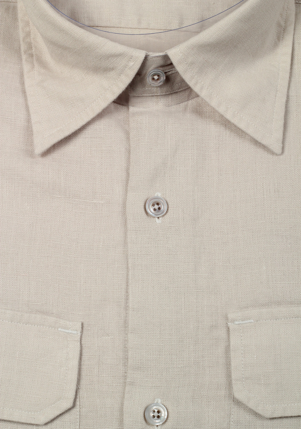 TOM FORD Solid Beige Casual Shirt Size 42 / 16,5 U.S.