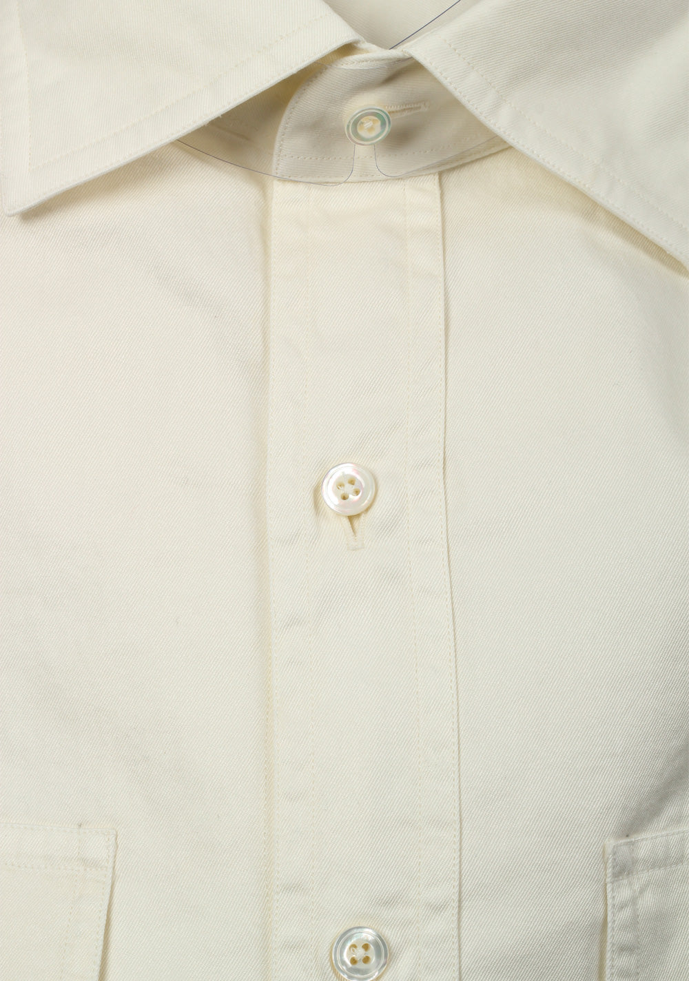 TOM FORD Solid Off White Casual Shirt Size 42 / 16,5 U.S.