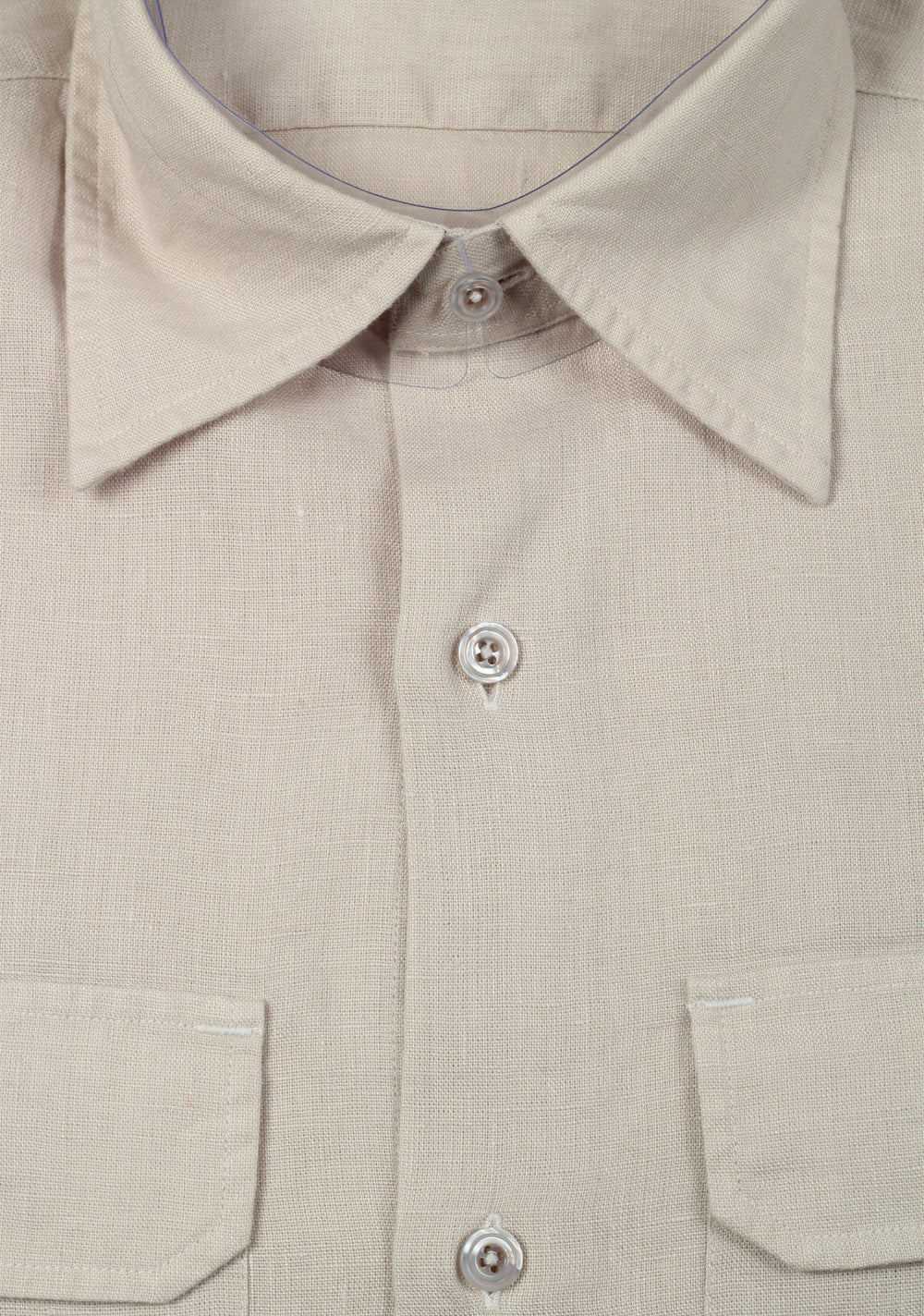 TOM FORD Solid Beige Casual Shirt Size 41 / 16 U.S.