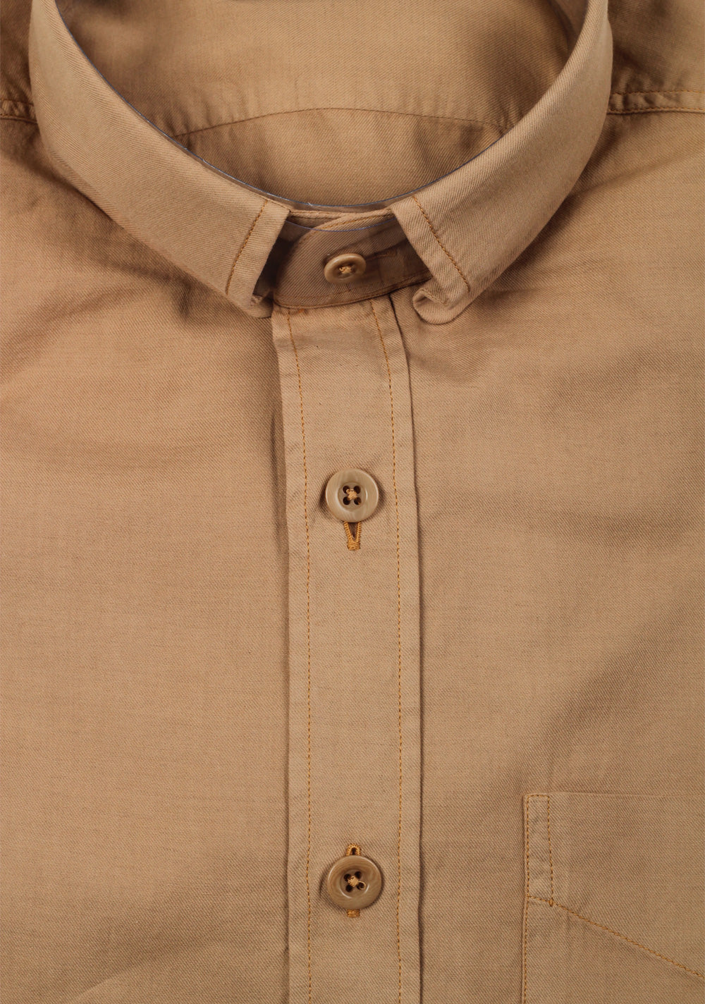 TOM FORD Solid Beige Casual Shirt Size 41 / 16 U.S.
