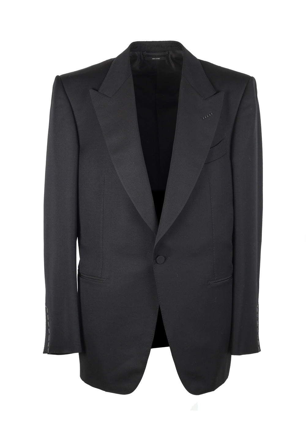 TOM FORD Windsor Black Sport Coat Tuxedo Dinner Jacket Size 52 / 42R U.S. Fit A