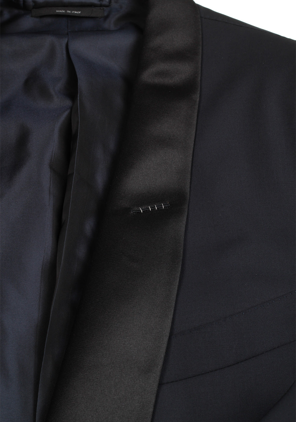 TOM FORD O'Connor Shawl Collar Midnight Blue Sport Coat Tuxedo Dinner Jacket Size 54 / 44R U.S. Fit Y
