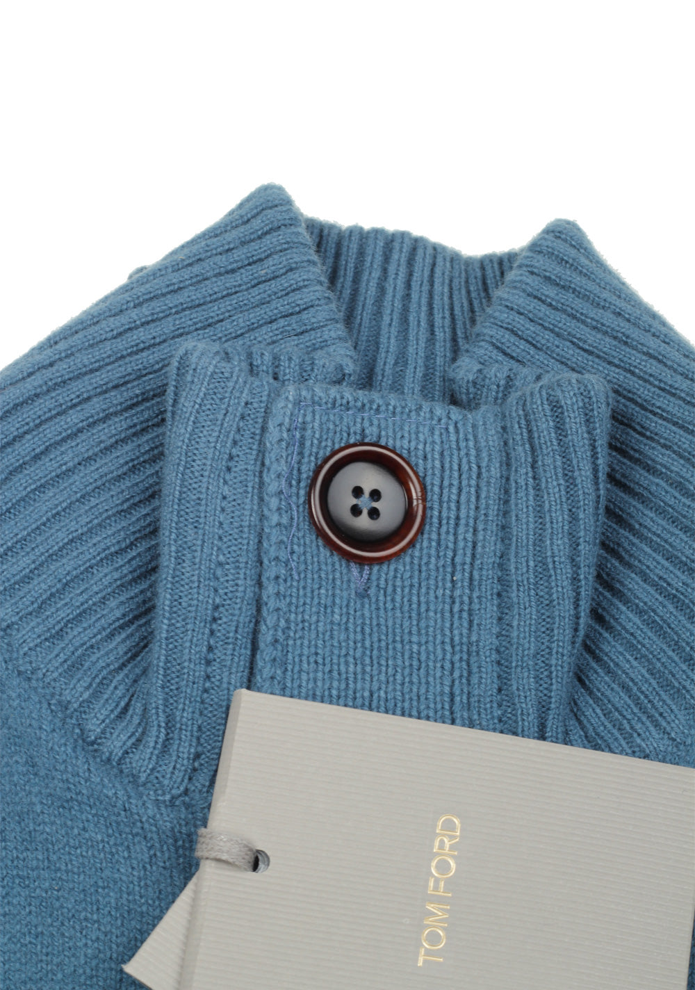 TOM FORD Teal Cardigan Size 50 / 40R U.S. In Wool