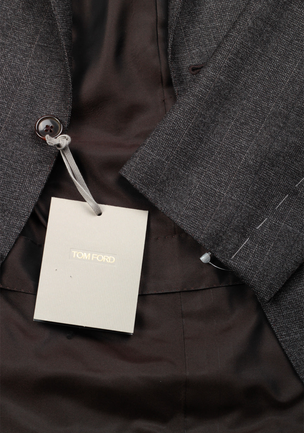 TOM FORD O'Connor Checked Gray Suit Size 50 / 40R U.S. In Wool