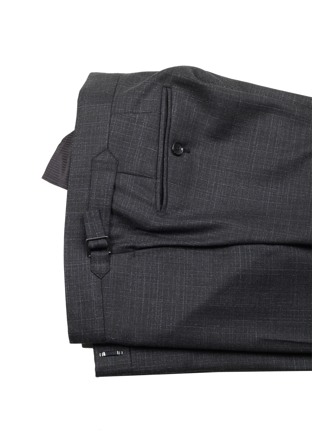TOM FORD Shelton Checked Gray Suit Size 48 / 38R U.S. In Wool Silk