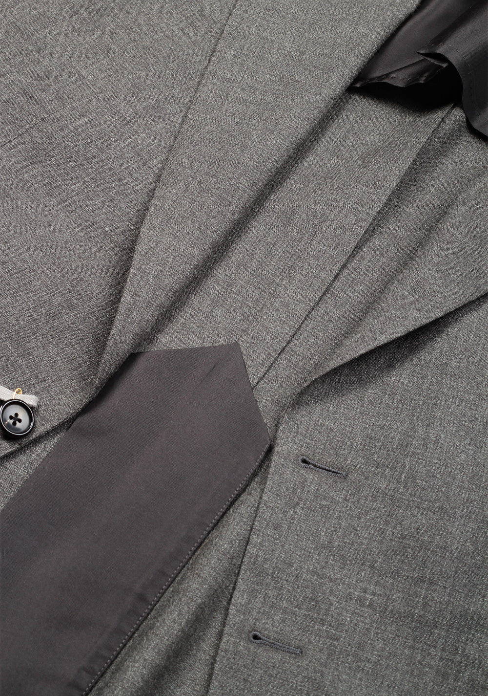 TOM FORD Shelton Solid Gray Suit Size 54 / 44R U.S. In Wool Silk